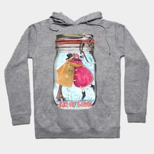 Jar Full Of Love - back of shirt Hoodie